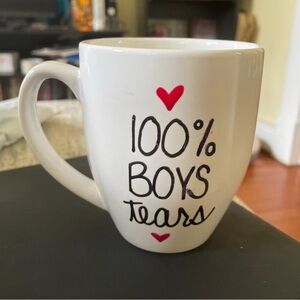 💯 Boys tears funny mug